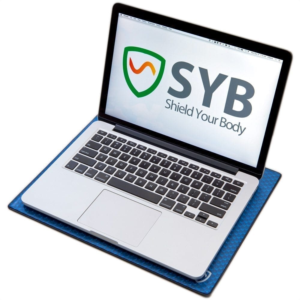 SYB Laptop Pad to Shield WiFi EMF Radiation, for Notebooks Up To 14