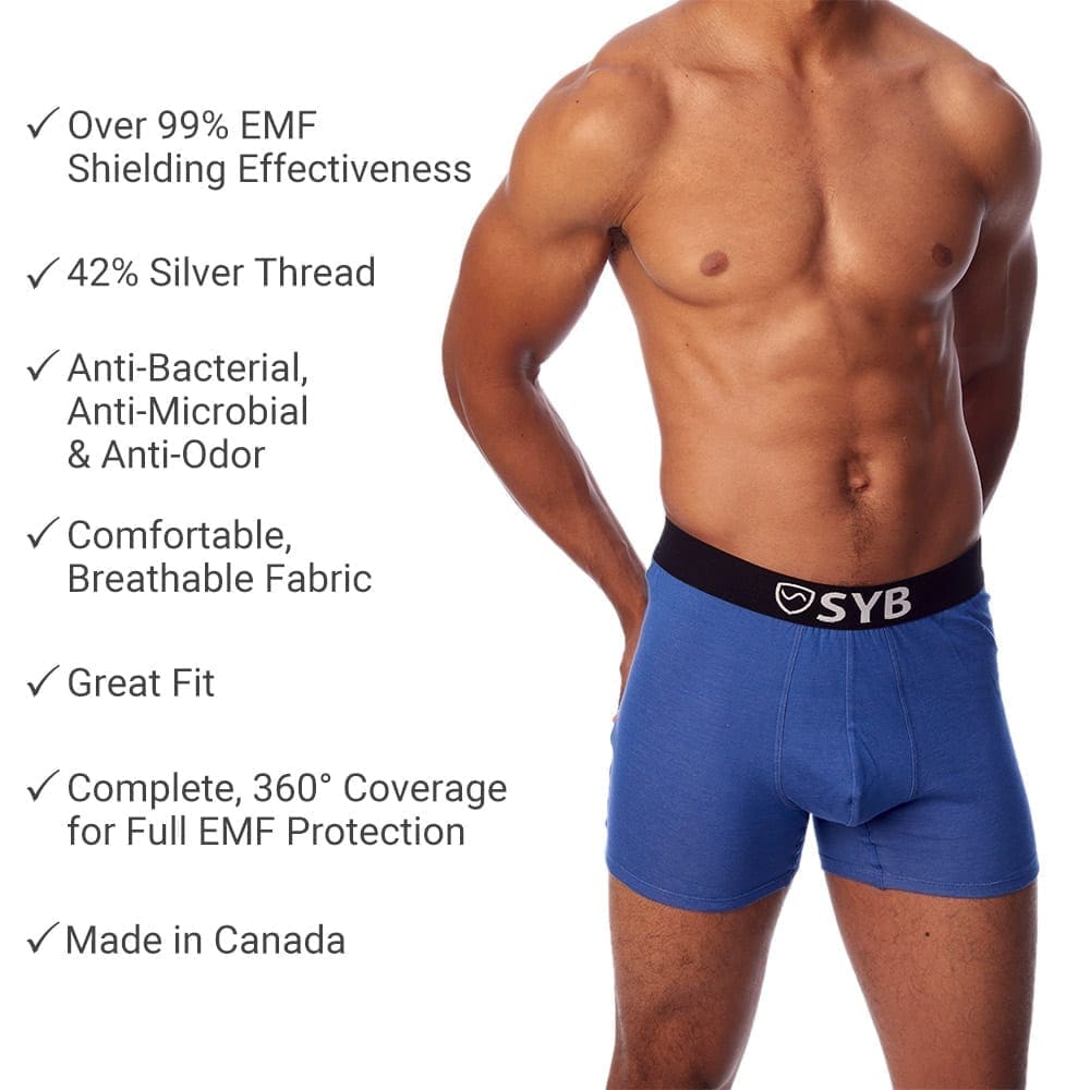 Riparo Silver-Lined Boys Boxer Briefs to Shield Against EMF Radiation