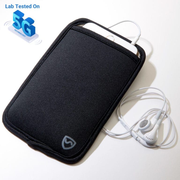 Extra Large Black SYB Phone Pouch to Shield Cell Phone EMF Radiation