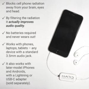 SYB HARD Anti Radiation Headset Shield, Air Tube Alternative