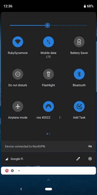 on Android