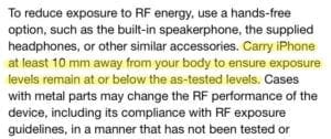 Even Apple Says: Don't Carry Your Cell Phone in Your Pocket