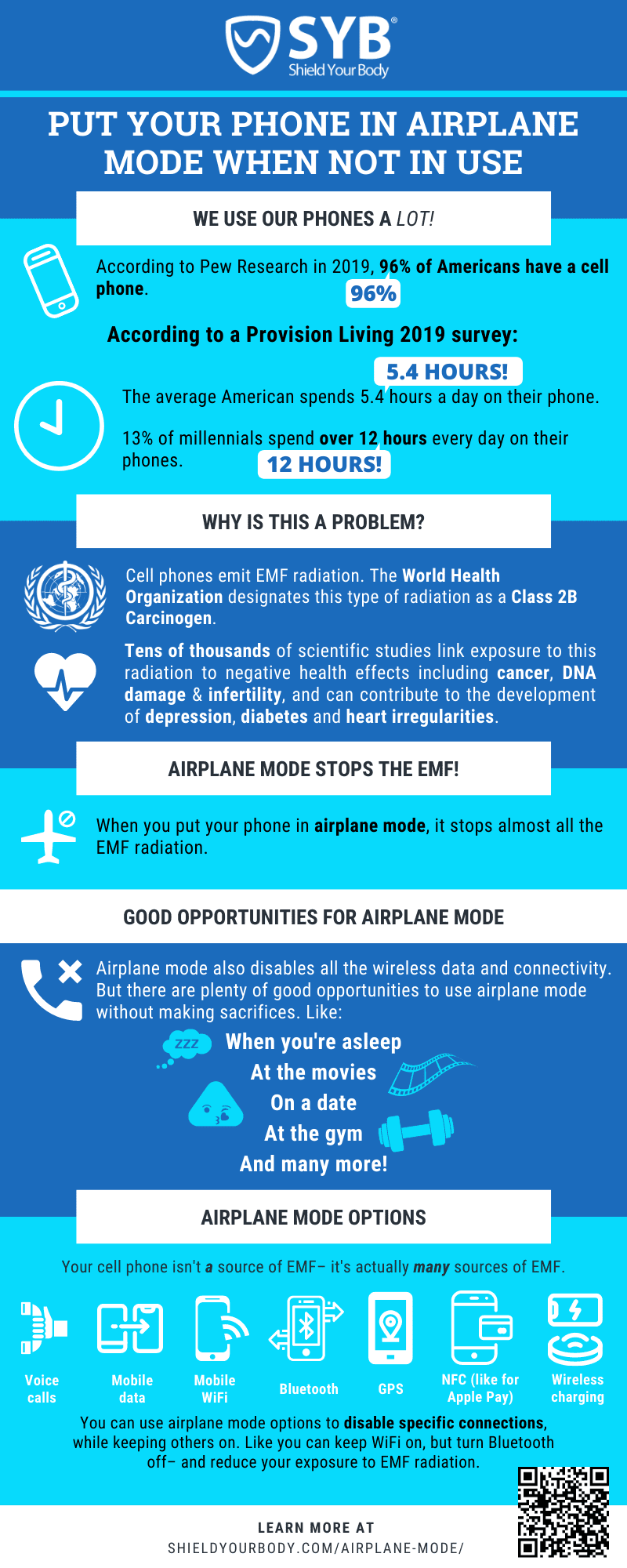 Does airplane mode restrict data?