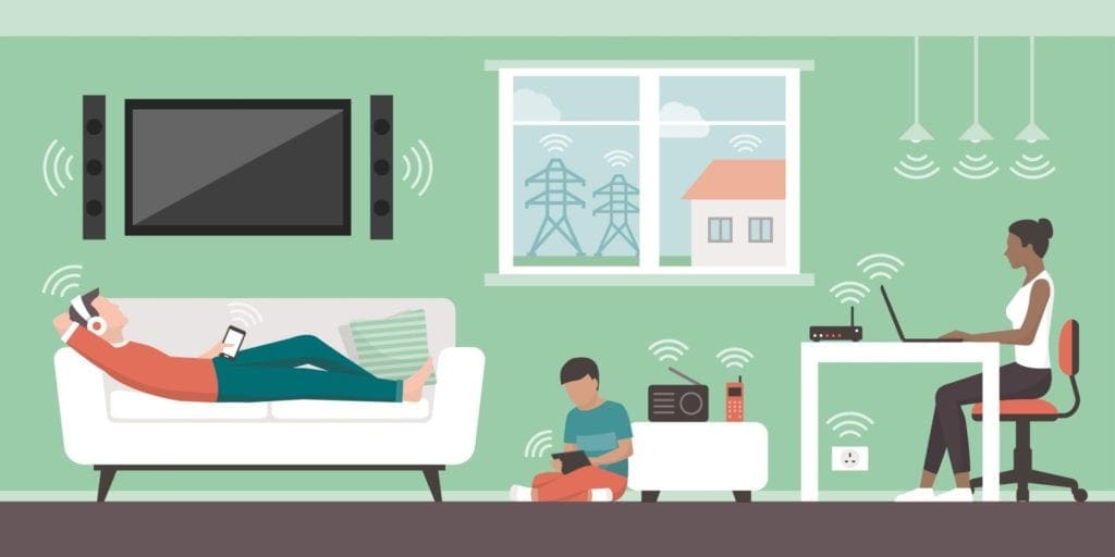 Sources of EMF at home