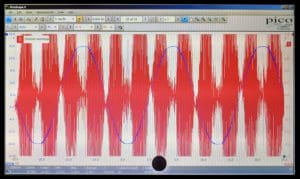 EMF and solar power - dirty electricity reading examples.