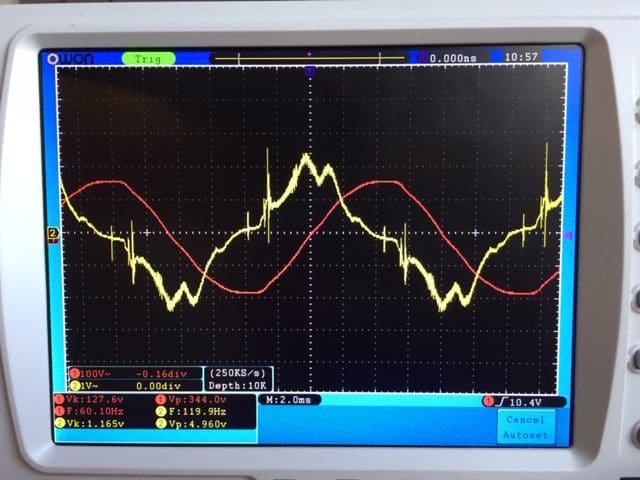 Electric car EMF readings - before plugging in to charge