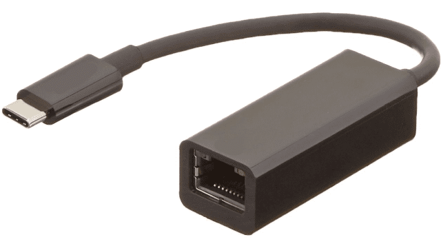 Wired Internet: Ethernet to USB Type-C Adapter