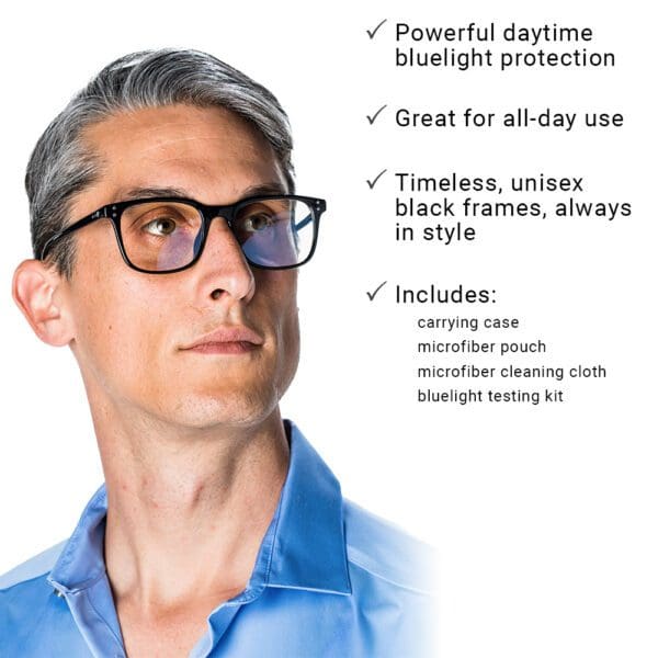 SYB Clear Daytime Bluelight Protection Glasses