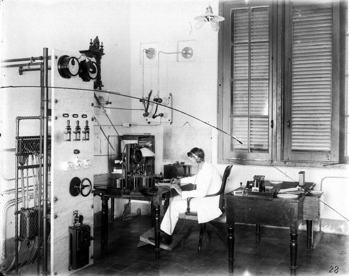 Telegrapher, dated before 1927 from the Tropenmuseum collection (EMF Science)
