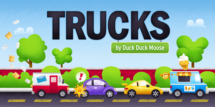 Trucks - Duck Duck Moose offline games