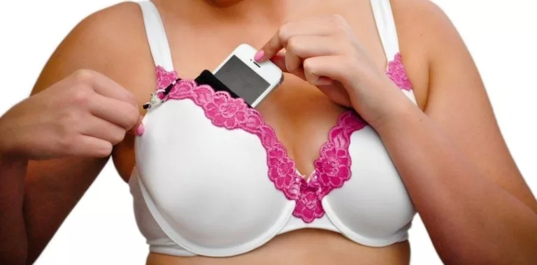 phone in bra isn't good