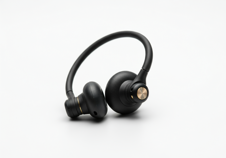 Air tube headphones for low EMF listening