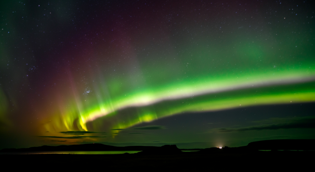 Northern lights aurora similar to those seen during the 1859 Carrington Event