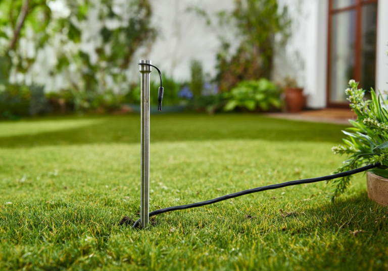 Grounding stake connected directly to earth for safest grounding setup