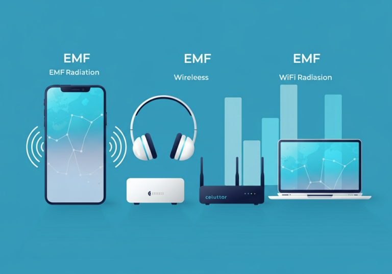 EMF radiation levels from common electronic devices compared