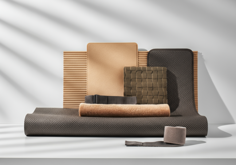 Collection of grounding products including mat, sheet, and wrist band