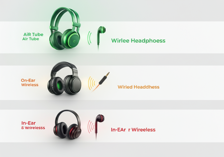Headphone safety comparison from true wireless to air tube