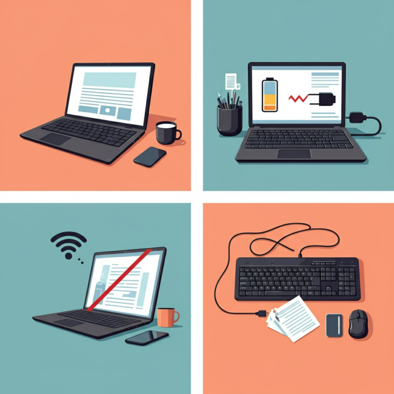 Laptop EMF protection behavioral strategies including desk use and disabling WiFi