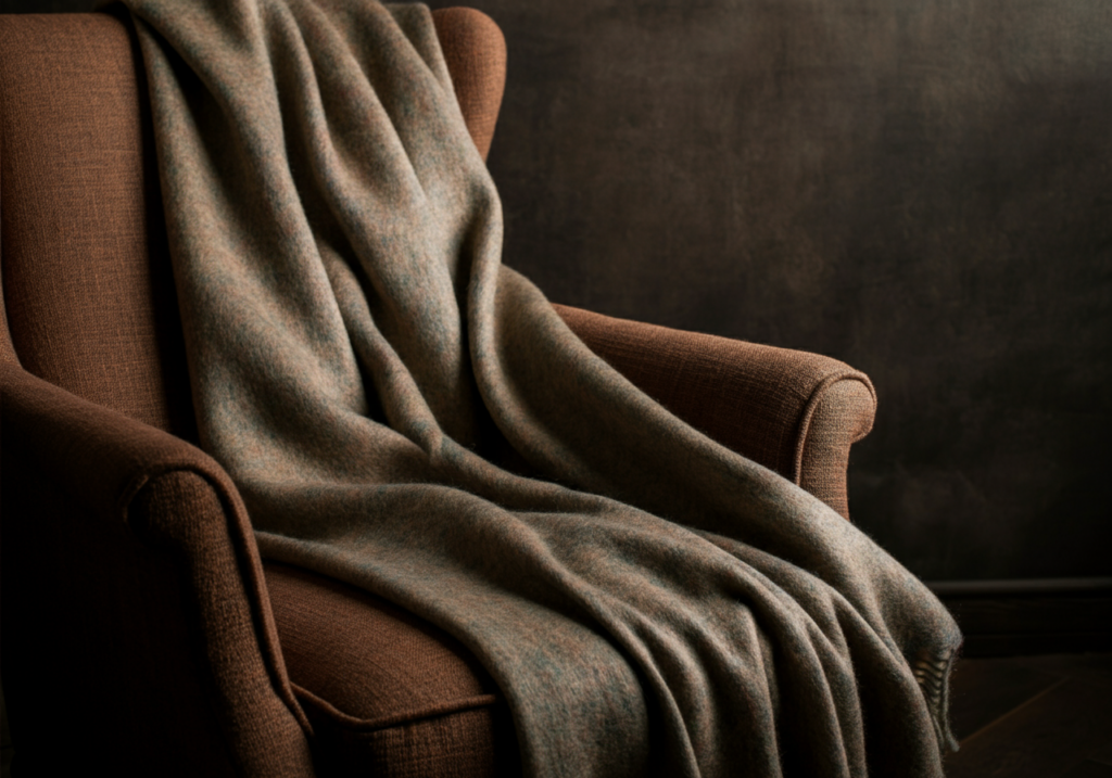 Safer bedroom heating alternatives including wool blankets