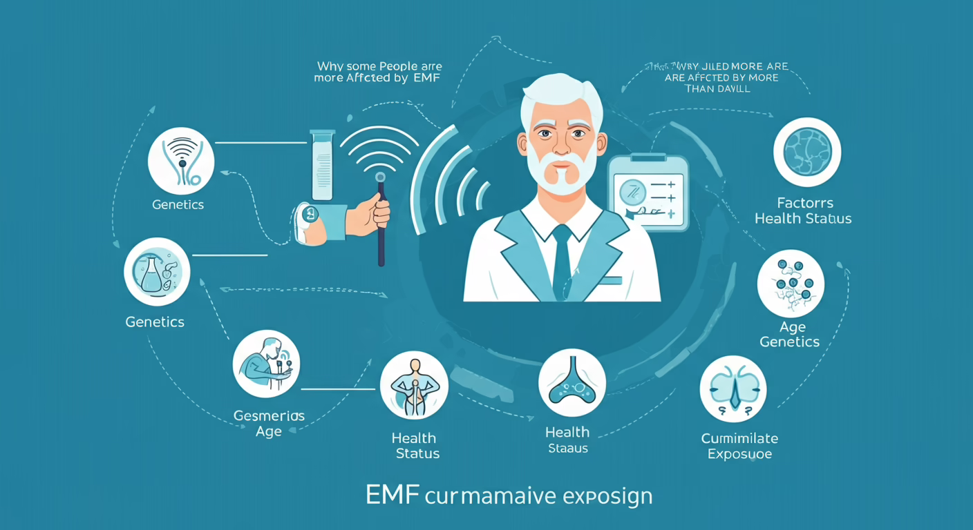 Why some people are more affected by EMF including genetics and health factors