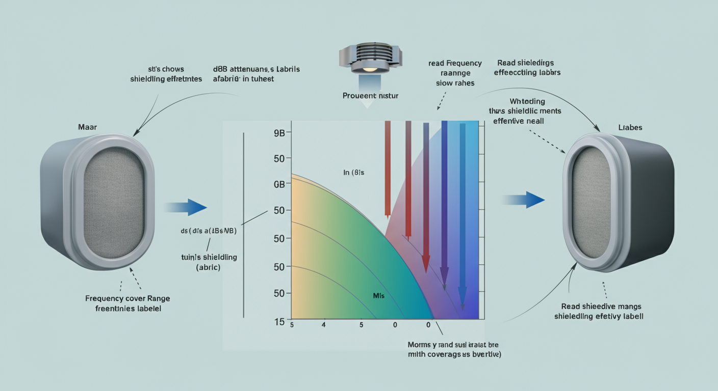 Understanding shielding specifications including dB attenuation and frequency range