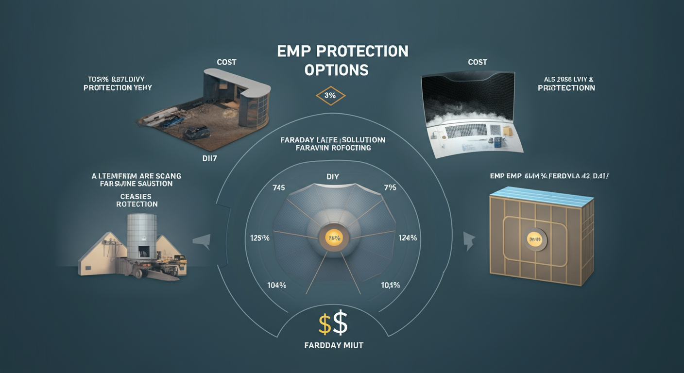 EMP protection cost comparison from budget DIY to professional solutions
