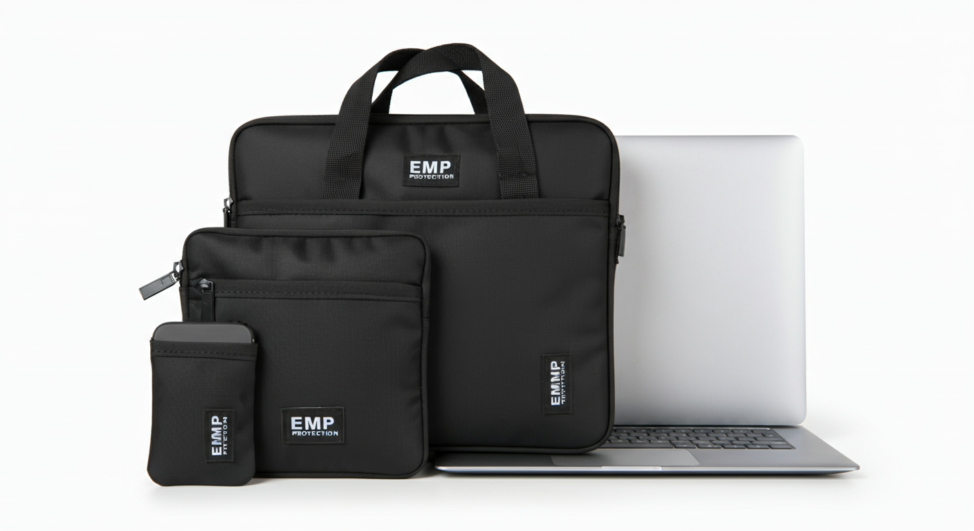 Types of EMP protection products in different sizes for various devices