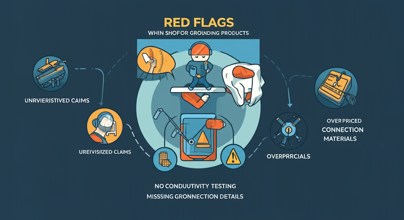 Red flags to watch for when shopping for grounding and earthing products