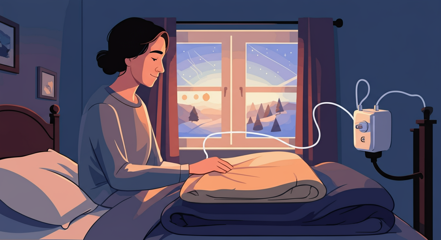 Practical steps for reducing EMF exposure while using electric blankets for warmth